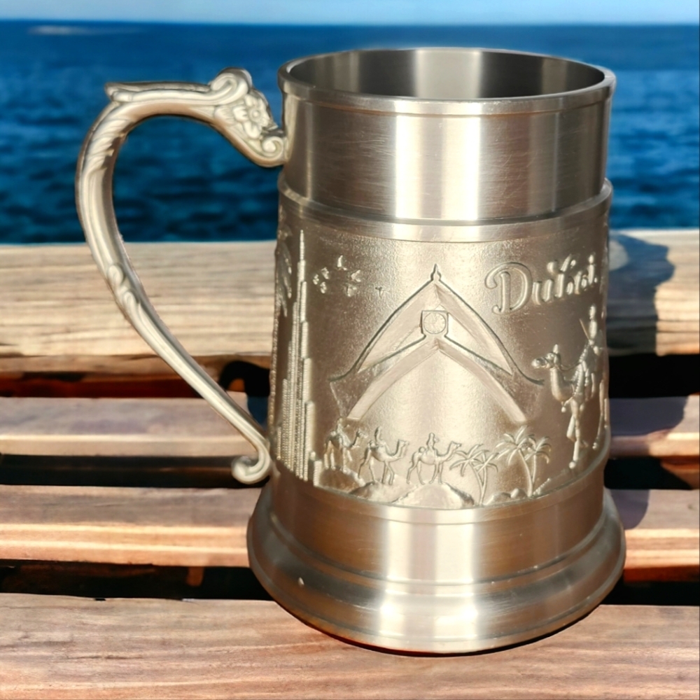 DUBAI Metal Beer Stein